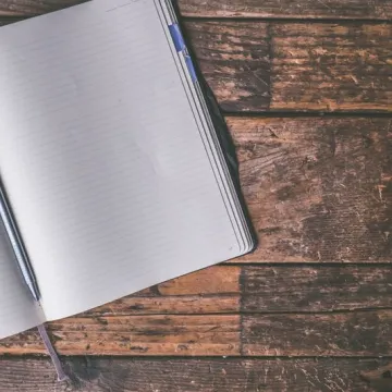 Libreta journal pasta dura en piel genuina